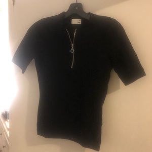 WILFRED Black Retro Aritzia top